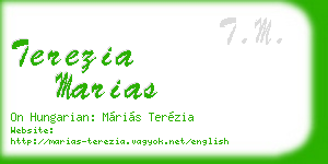 terezia marias business card